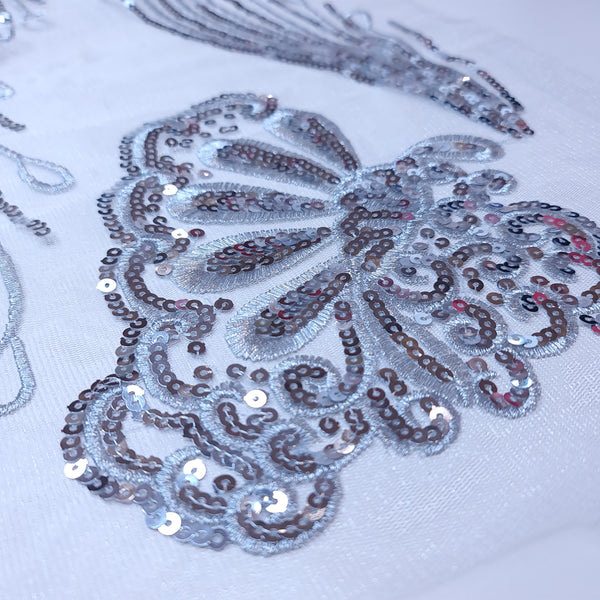 Sequin and embroidery appliques