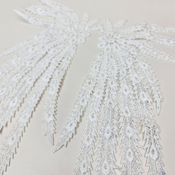 Mirrored Pair Leaf Appliques. 3 Colours