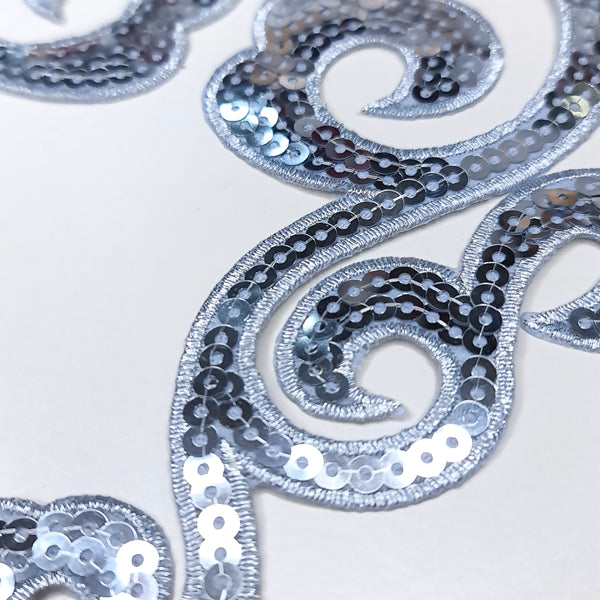 Sequin Applique Mirrored Pair. 6 Colours