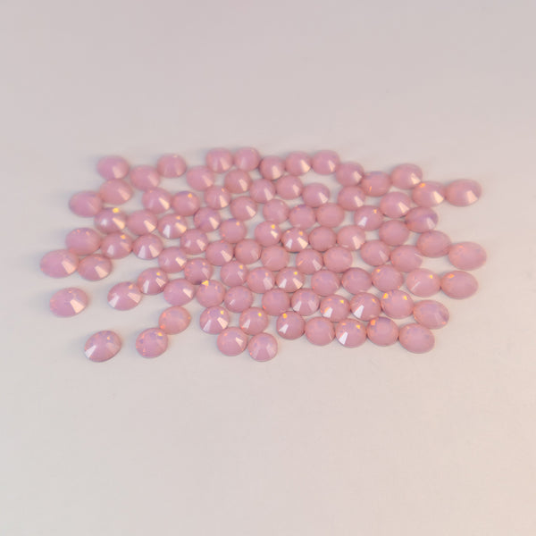 Pink opal non hotfix glass rhinestones