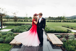 FBF - Red and Gold Styled Wedding Photo Shoot