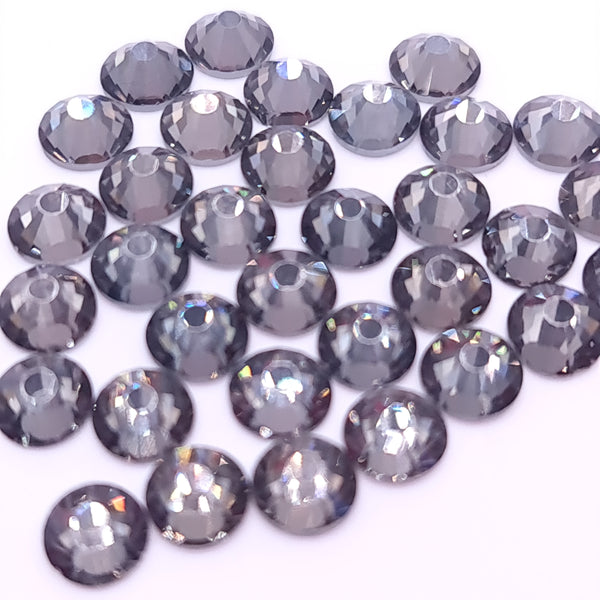 Black Diamond Non-Hotfix Flatback Glass Rhinestones