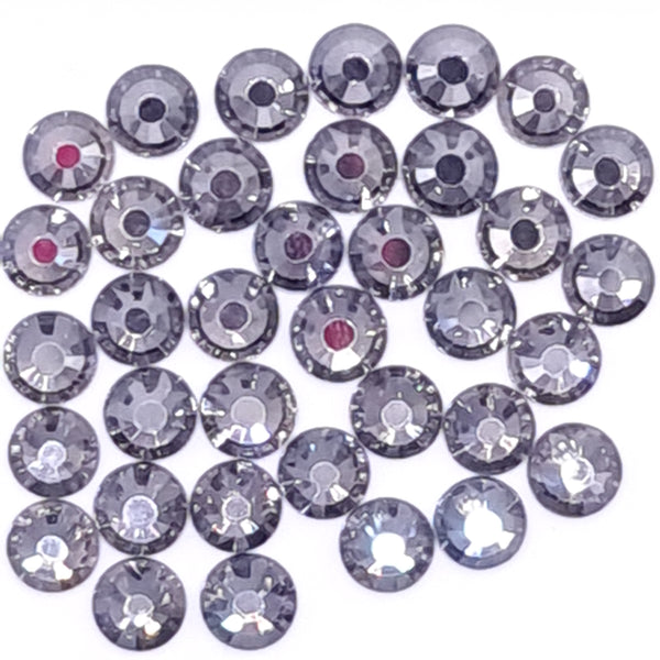 CZ Grey Non-Hotfix Flatback Glass Rhinestones