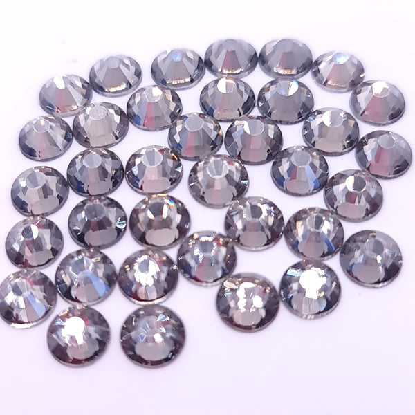 CZ Grey Non-Hotfix Flatback Glass Rhinestones