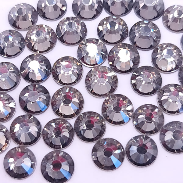 CZ Grey Non-Hotfix Flatback Glass Rhinestones