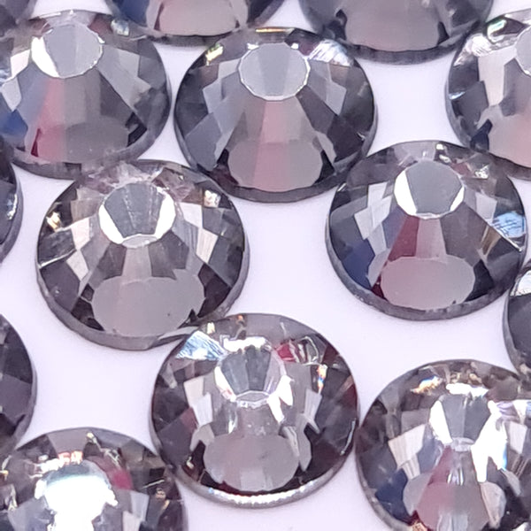 CZ Grey Non-Hotfix Flatback Glass Rhinestones