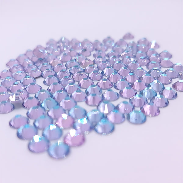 Frozen Blue Non-Hotfix Flatback Glass Rhinestones