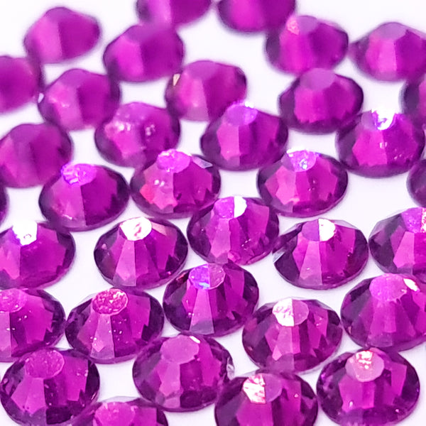 Grape glass non hotfix flatback rhinestones