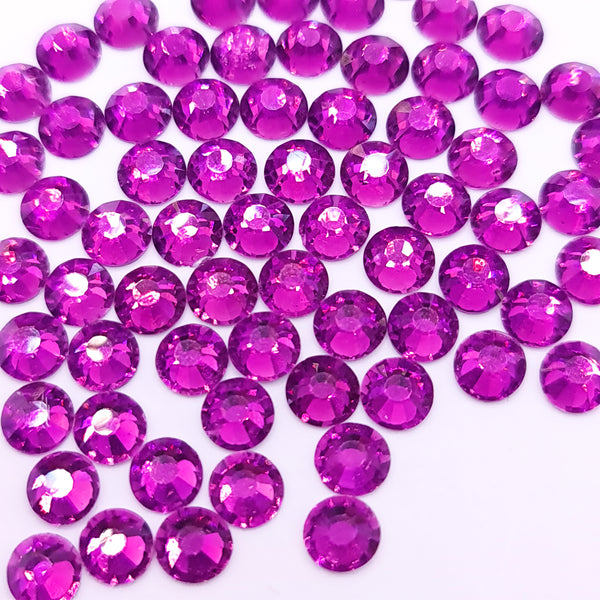 Grape glass non hotfix flatback rhinestones