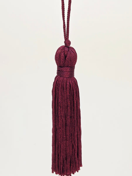 100mm Tassel Burgundy
