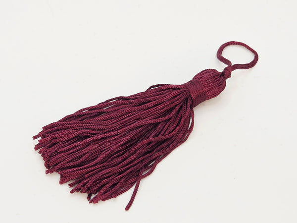100mm Tassel Burgundy
