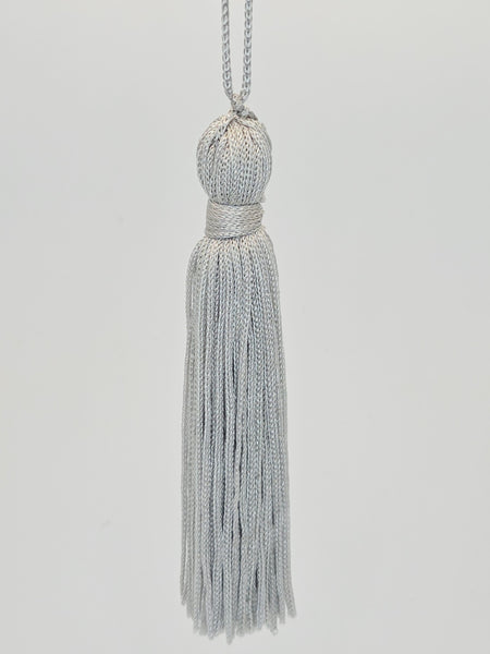 100mm Tassel Grey