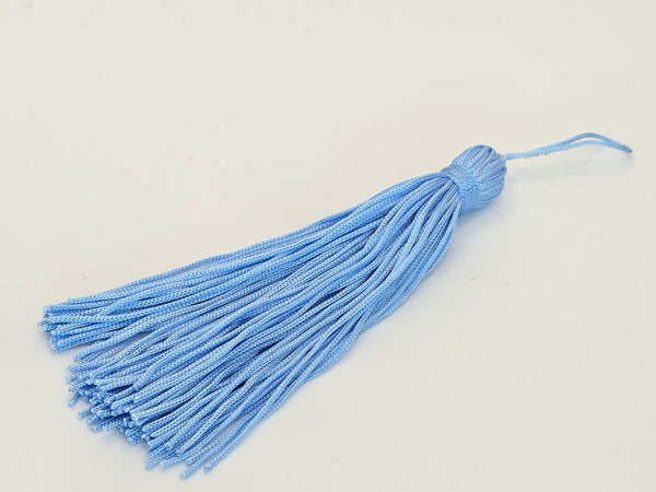 100mm Tassel Sky Blue