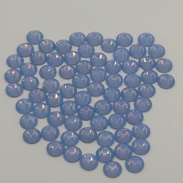 Blue Opal Non-Hotfix Flatback Glass Rhinestones