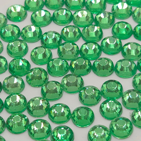 Forest Green Non-Hotfix Flatback Glass Rhinestones