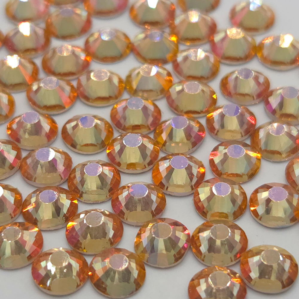 Mirage Champagne Non-Hotfix Flatback Glass Rhinestones