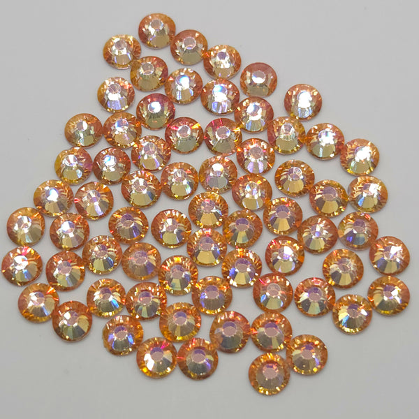 Mirage Champagne Non-Hotfix Flatback Glass Rhinestones