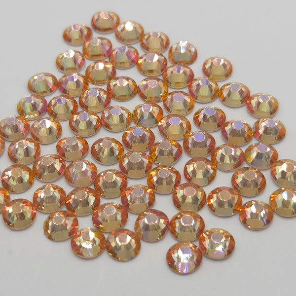 Mirage Champagne Non-Hotfix Flatback Glass Rhinestones
