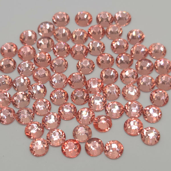 Honey Peach Non-Hotfix Flatback Glass Rhinestones