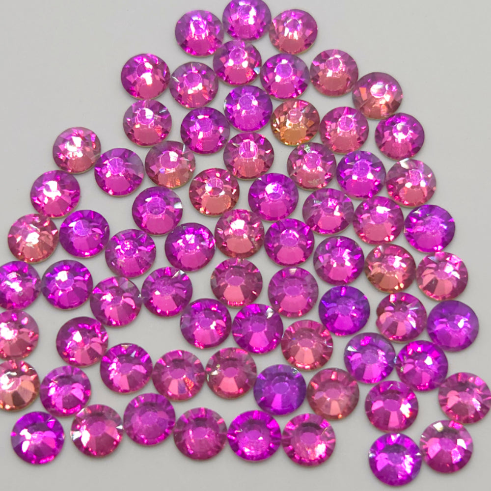 Rose Line Non-Hotfix Flatback Glass Rhinestones