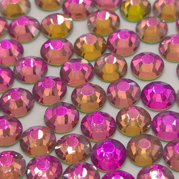Rose Line Non-Hotfix Flatback Glass Rhinestones