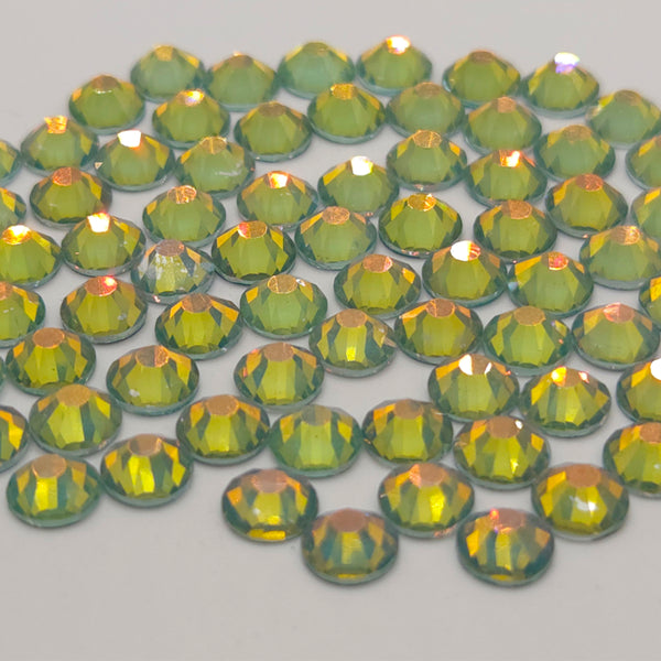 Shiny Forest Non-Hotfix Flatback Glass Rhinestones