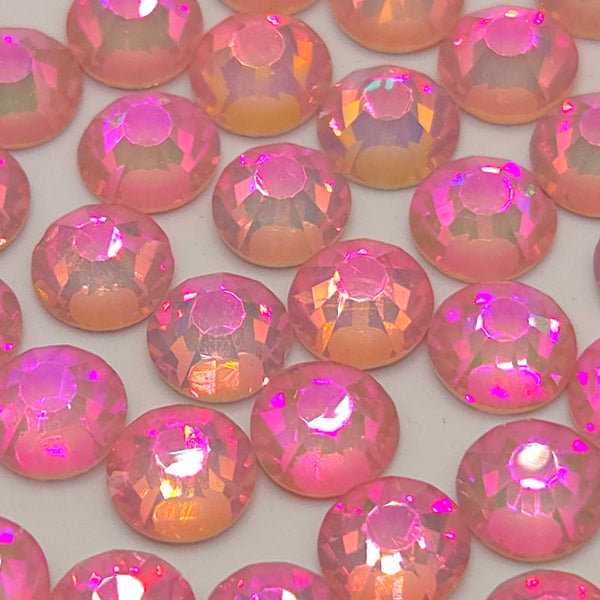 Shiny Rose Non-Hotfix Flatback Glass Rhinestones