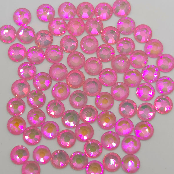 Shiny Rose Non-Hotfix Flatback Glass Rhinestones