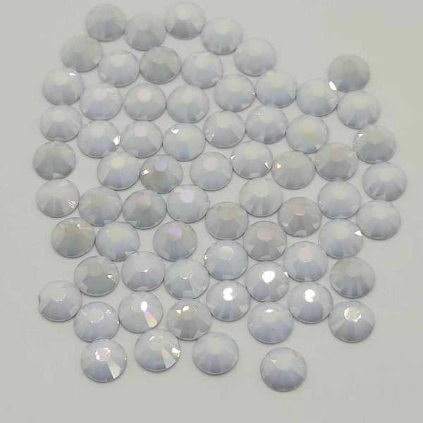Starry Alabaster Non-Hotfix Flatback Glass Rhinestones