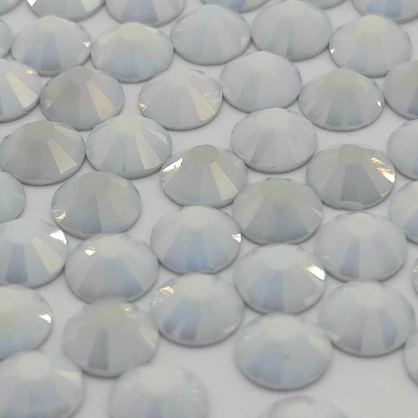 Starry Alabaster Non-Hotfix Flatback Glass Rhinestones