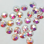 Clear  ab non-hotfix flatback glass rhinestones