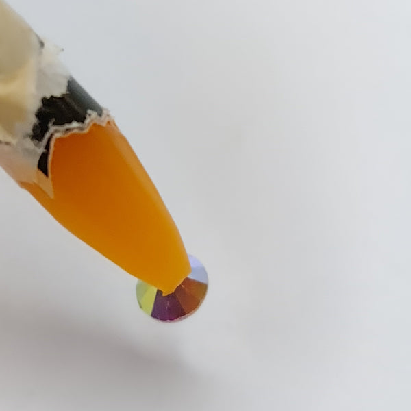 Wax rhinestone and crystal picker pencil
