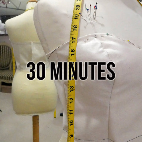 30 Minute Sewing Lesson or Consultation